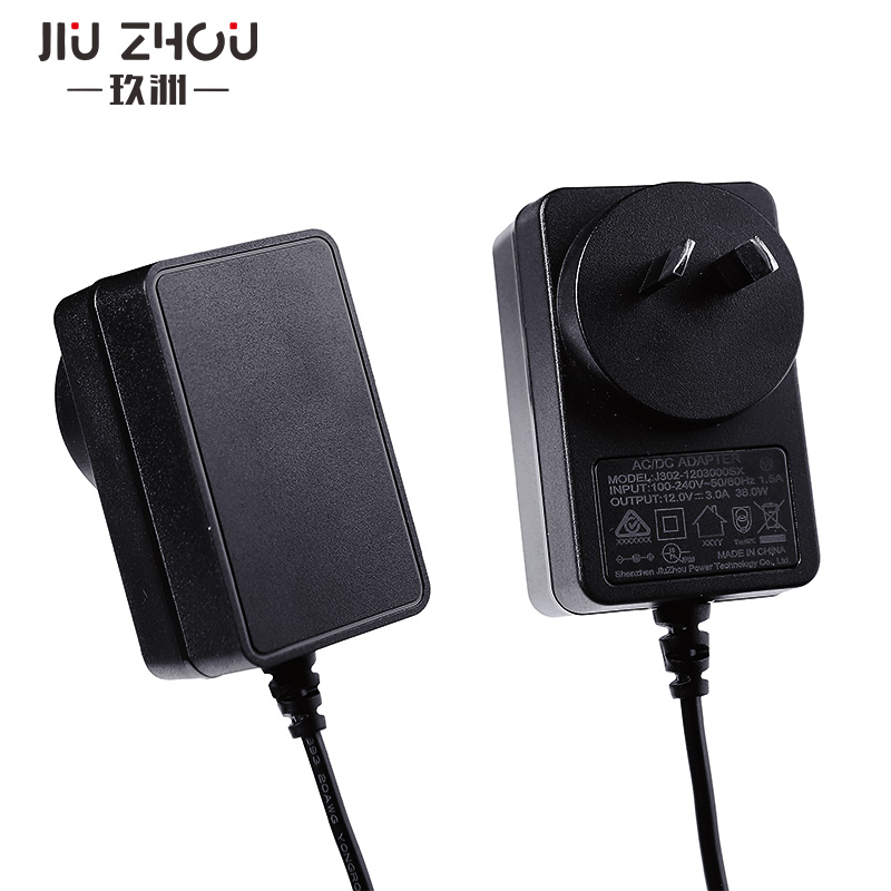 12V2A AU plug with 1.2M DC cable power adapter