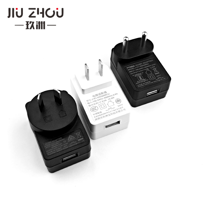 5V3A printed metric USB charger adapter